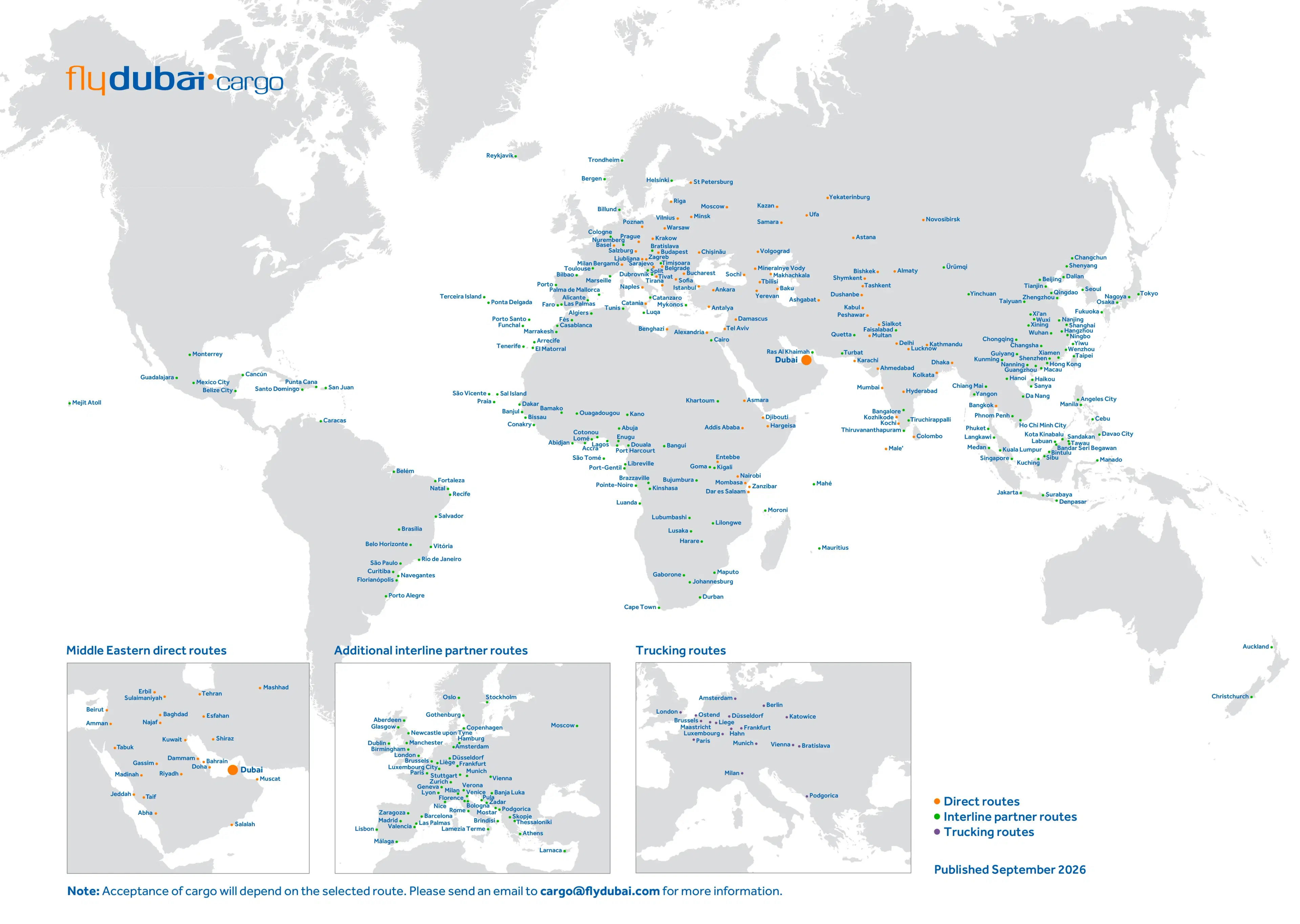 flydubai, SolitAir, flydubai Cargo